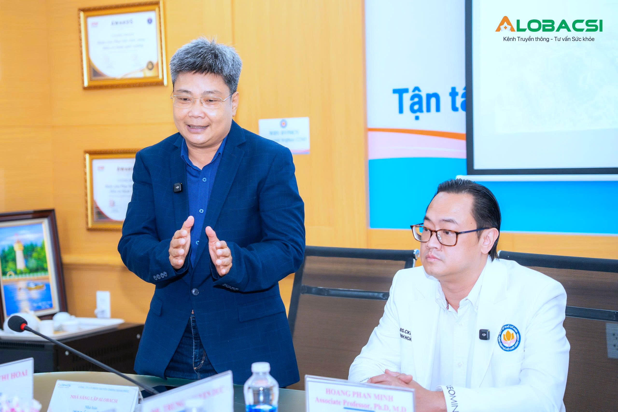 Nhà báo Thái Tâm mong muốn sự hợp tác sẻ giúp truyền thông bài bản về thế mạnh của Bệnh viện, giúp người bệnh tìm đúng nơi phục hồi